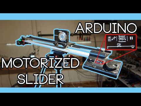 DIY motorized camera slider | with screen and Arduino(3D printed)