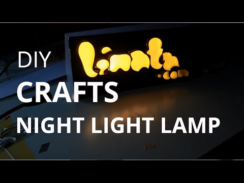 DIY night light lamp