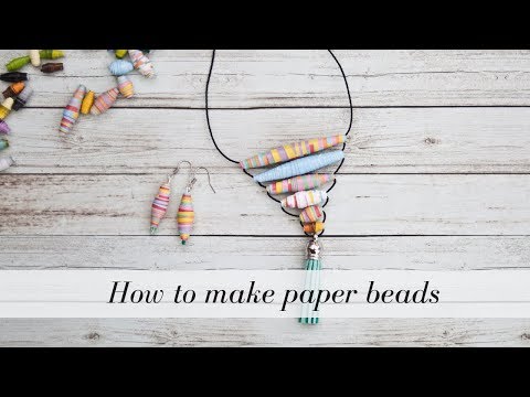 DIY paper beads