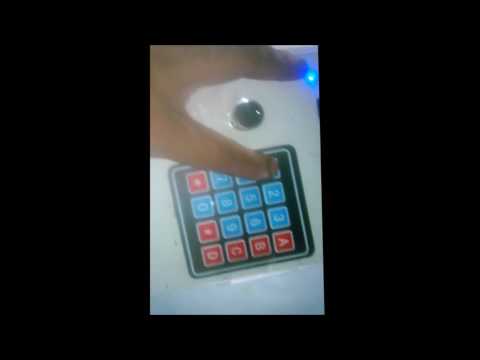 DIY passcode lock system using arduino's eeprom memory demo 2