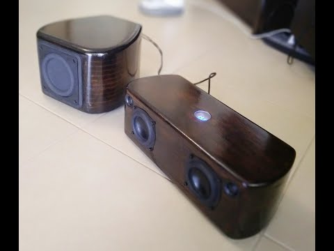 DIY portable bluetooth speaker and subwoofer (sound test)