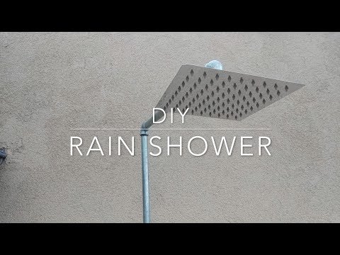 DIY rain shower