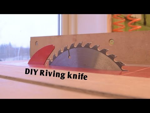 DIY riving knife