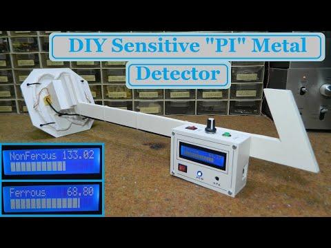 DIY sensitive Arduino Induction Balance Metal Detector with Discrimination (15cm to 50 + cm)