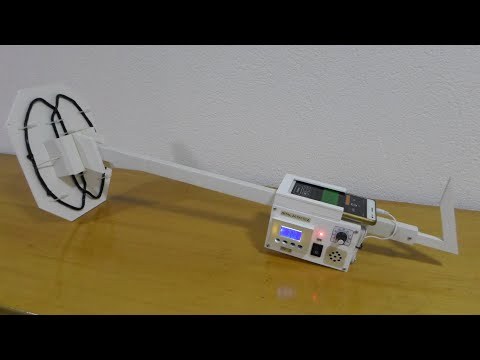DIY sensitive VLF METAL DETECTOR with Smartphone (detects a metal coin at 25 cm and pot lid at 1m)