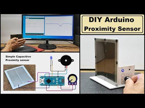 DIY simple Capacitive Proximity sensor - human presence detector