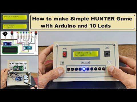 DIY simple HUNTER Led Game with Arduino