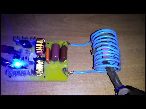 DIY simple induction heater using a ZVS driver