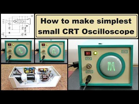 DIY simplest small CRT Oscilloscope