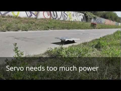 DIY solar powered RC car test drive