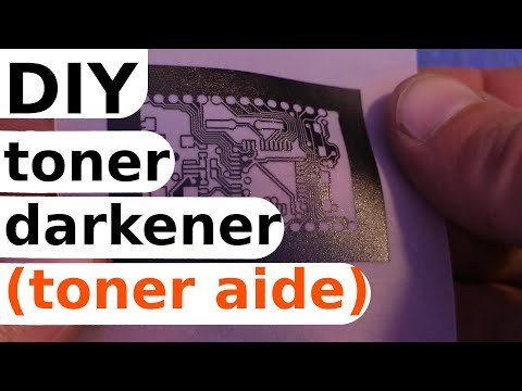 DIY toner darkener (toner aide) - increases template contrast!