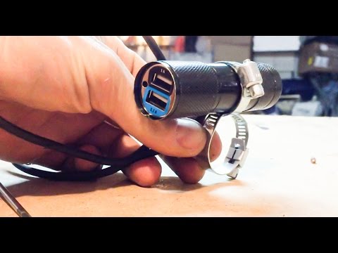 DIY water resistant motorcycle usb charger, under $10