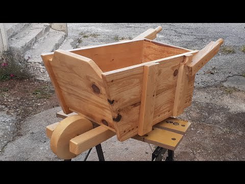 DIY wheelbarrow planter