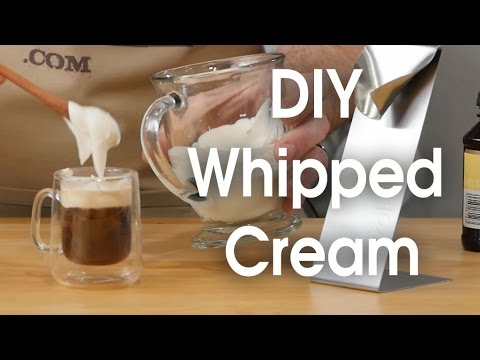 DIY whipped cream in 60 seconds