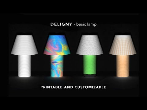 DIY- How to make paper table lamp - Printable lamp - Introduction - Customization - PDF