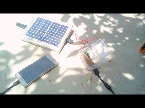 DIY-Solar Energy USB Phone/Tablet Charger