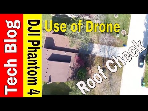 DJI Phantom 4 Drone Finds Missing Shingles on Roof