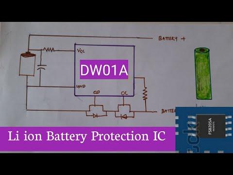 DW01A Li ion Battery Protection IC internal Diagram and working