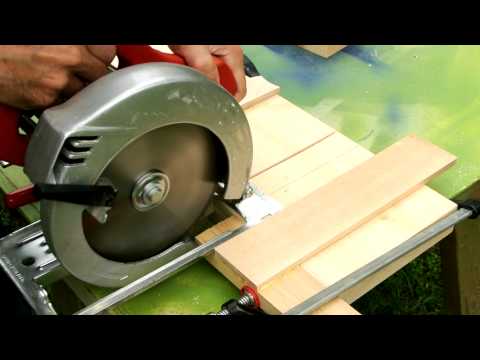 Dado cuts with a circular saw