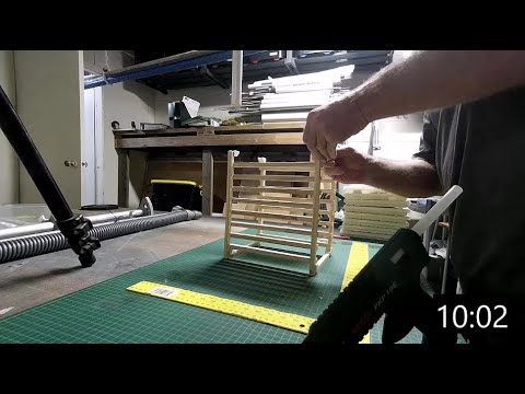 Daiso pillbox small component rack - assembly in 15 minutes (2 x speed)