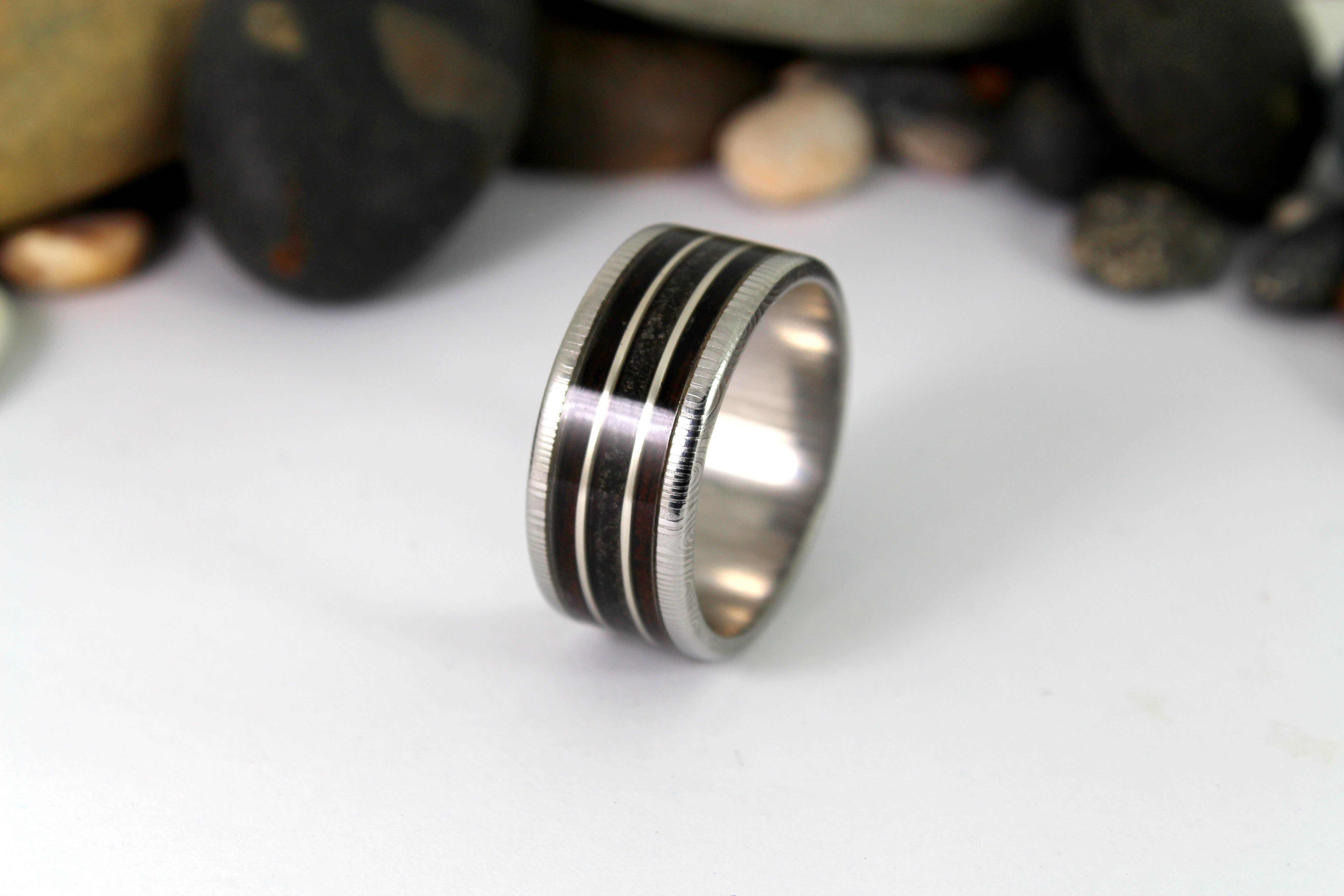 Damascus Steel Megalodon Tooth Ring-001.JPG