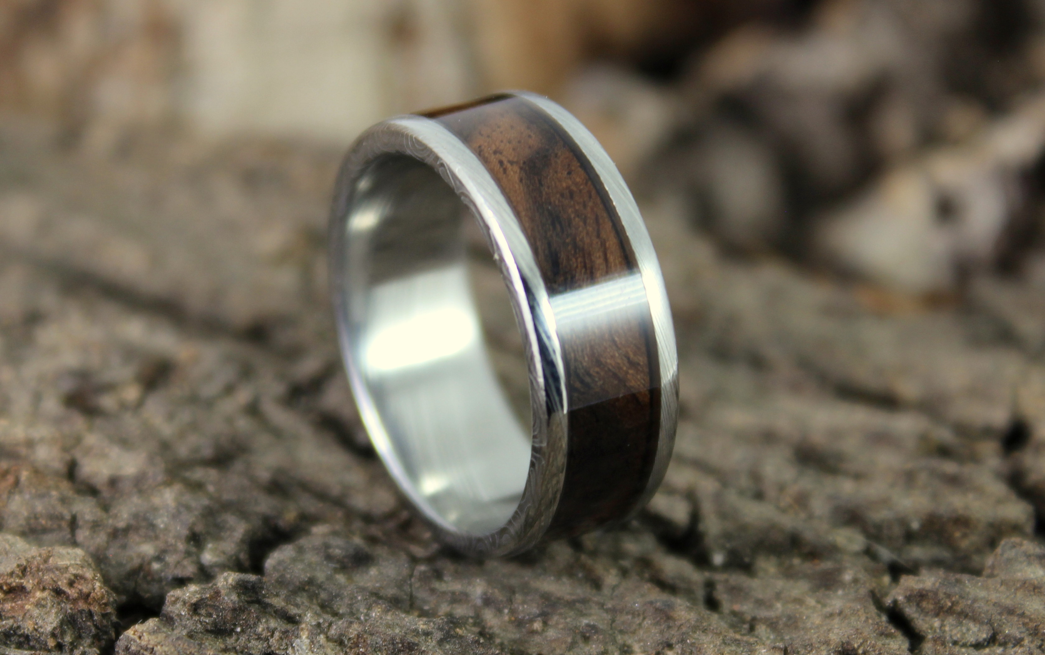 Damascus Steel Ring with Walnut Burl Thumbnail.JPG