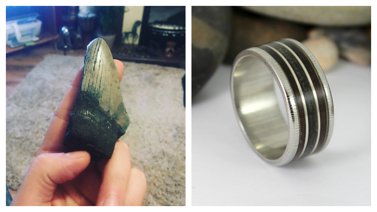 Damascus Steel and Megolodon Tooth Ring Thumbnail.jpg