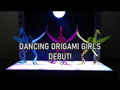 Dancing Origami Girls