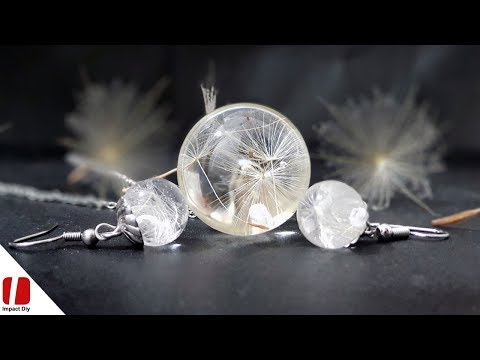 Dandelion In Resin Sphere - How To Make