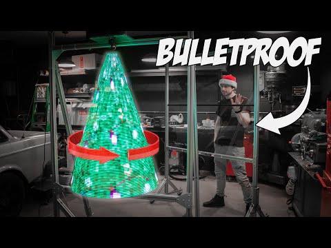 Dangerously Fast Spinning Holographic Christmas Tree