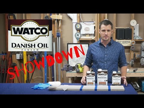 Danish Oil Color Comparison