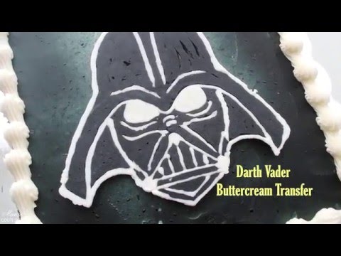 Darth Vader Buttercream Transfer