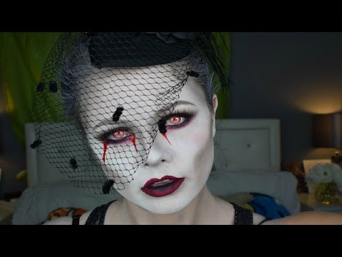 Dead Widow Halloween Makeup Tutorial | Danielle Scott