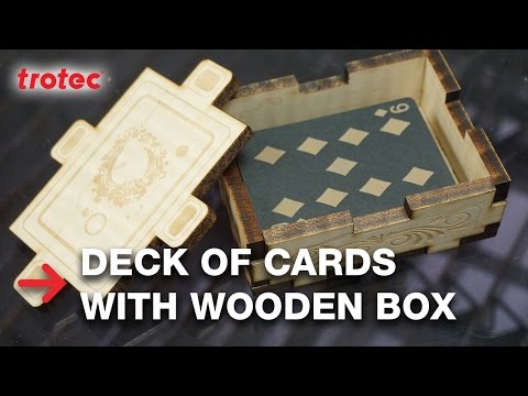 Deck of Cards | Laser Engraving/Cutting Wood and Paper