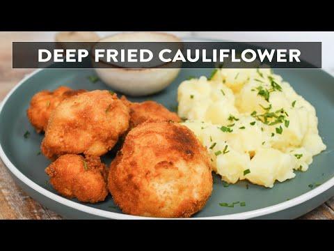 Deep Fried Cauliflower With Buttery Potatoes