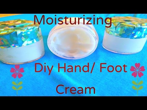 Deep Moisturizing DIY Hand/Foot Cream