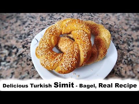 Delicious Turkish Simit - Bagel, Real Recipe