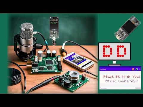 Demo of Camera and Mic Arduino Experiment With TTGO T-Camera Plus and DumbDisplay
