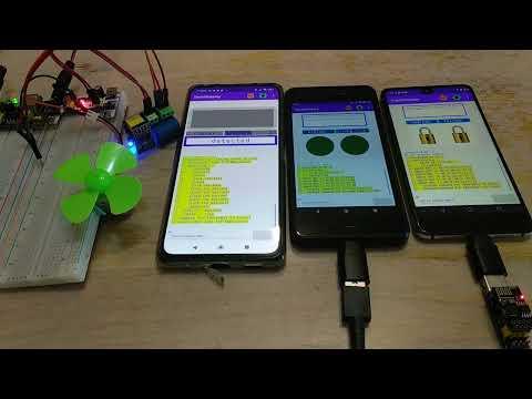 Demo of ESP-Now Voice Commander Fun With Wit.ai and DumbDisplay