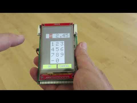 Demo of a ILI9488 touchscreen powered by Arduino