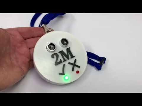 Demo of my Covid-19 Social Distance Wearable