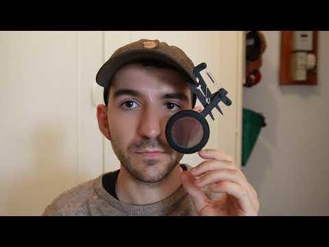Demonstration, how to work the sun-monocle