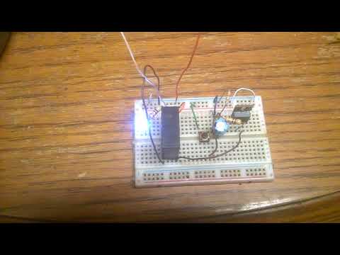 Demonstration of a Simple Time Delay Circuit