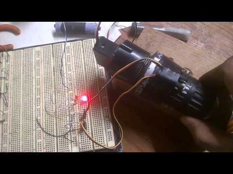 Demonstration of the Timing of a DIY Rotary Encoder