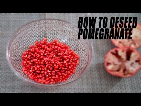 Deseed Pomegranate - Best Technique