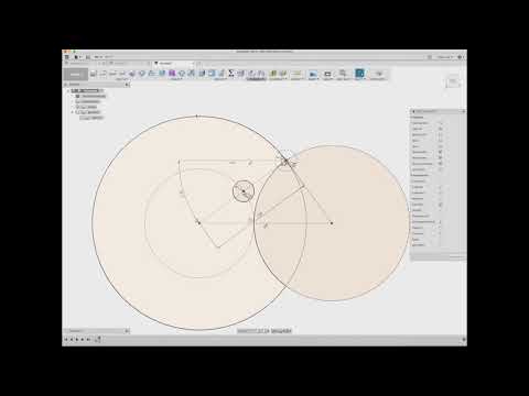 Design Geneva wheel in Fusion 360 - sketch