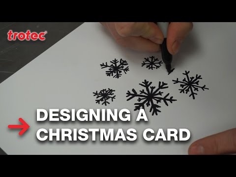 Designing A Christmas Card for the Laser Machine