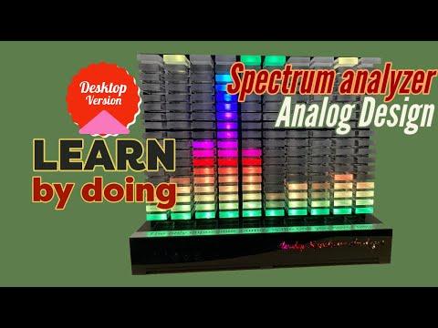 Desktop Spectrum Analyzer with Analog Design