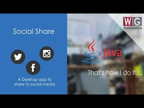 Desktop app to share to social media | Geeky Way