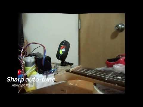 Detachable guitar tuner